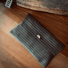 Bronz Deri Zarf Çanta -2