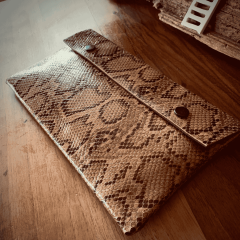 Yılan Baskılı Deri