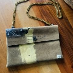 Güderi Zincirli Çanta