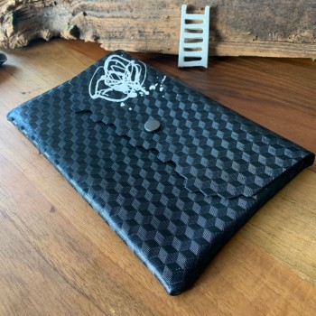 Siyah Deri Clutch