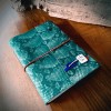 Yeşil El Yapımı Deri Defter - L