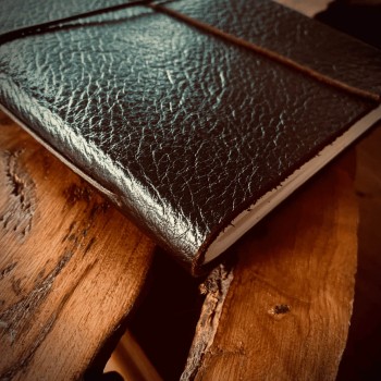 Bitter El Yapımı Deri Defter -L