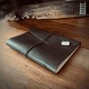 Bitter Kahve El Yapımı Deri Defter L