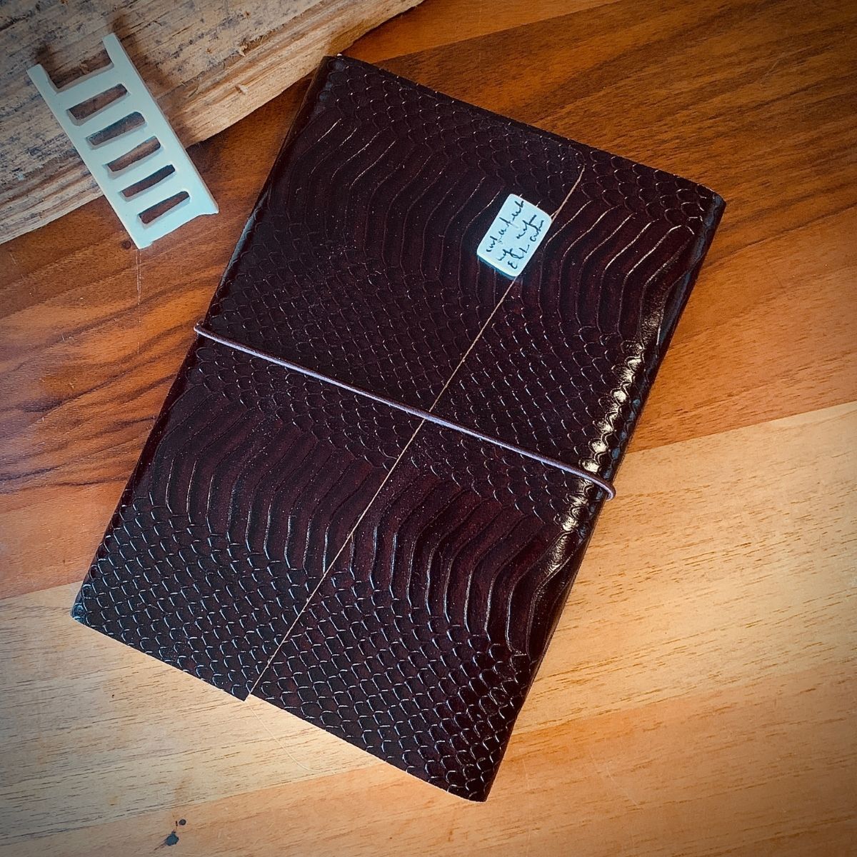 Kızıl Kahve Deri Defter