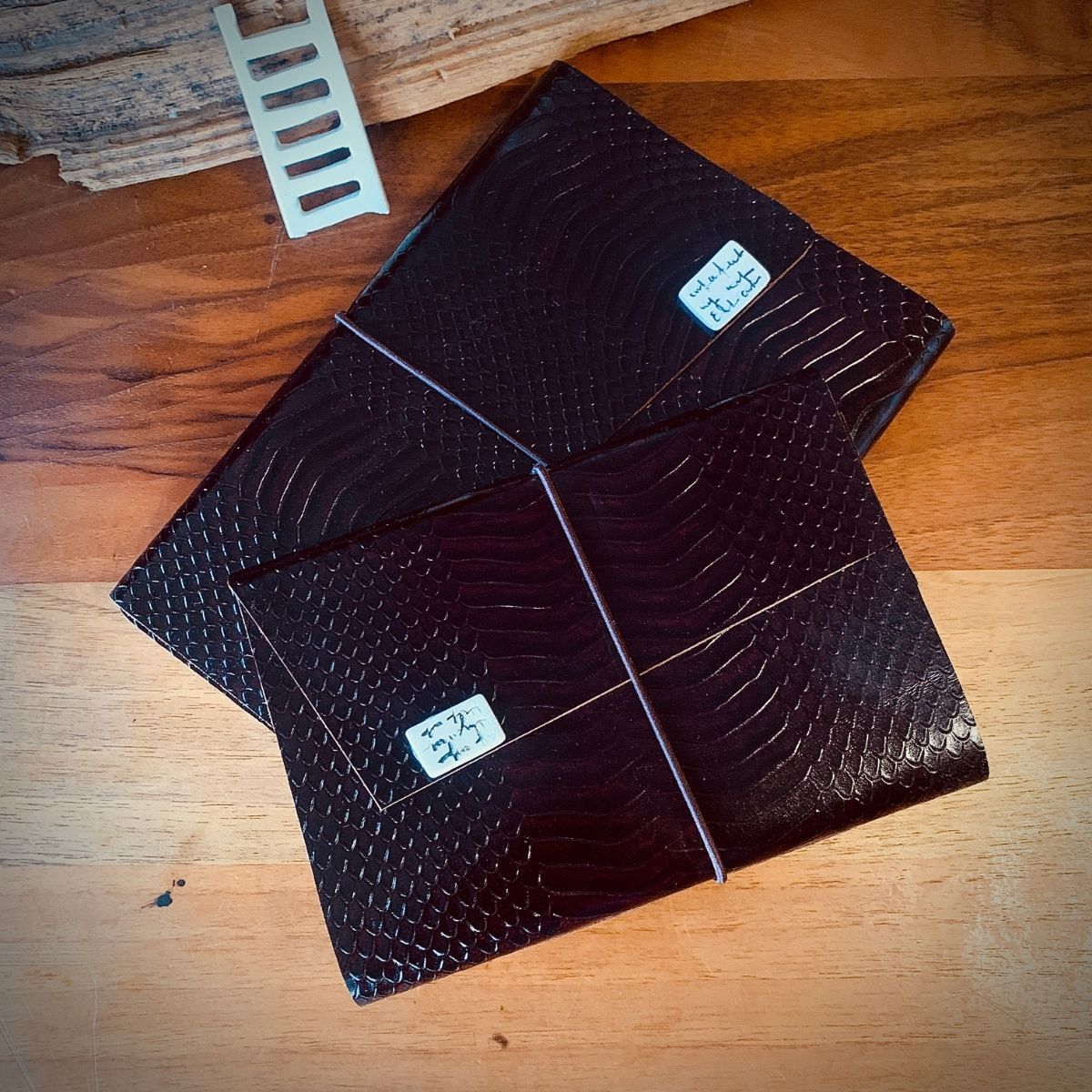 Kızıl Kahve Deri Defter