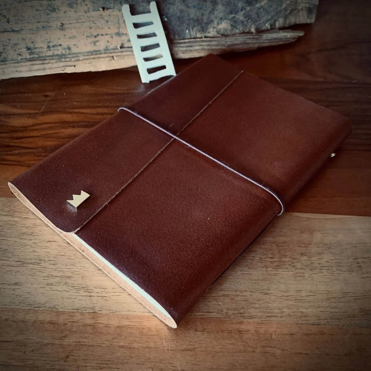 Konyak Kahve Deri Defter